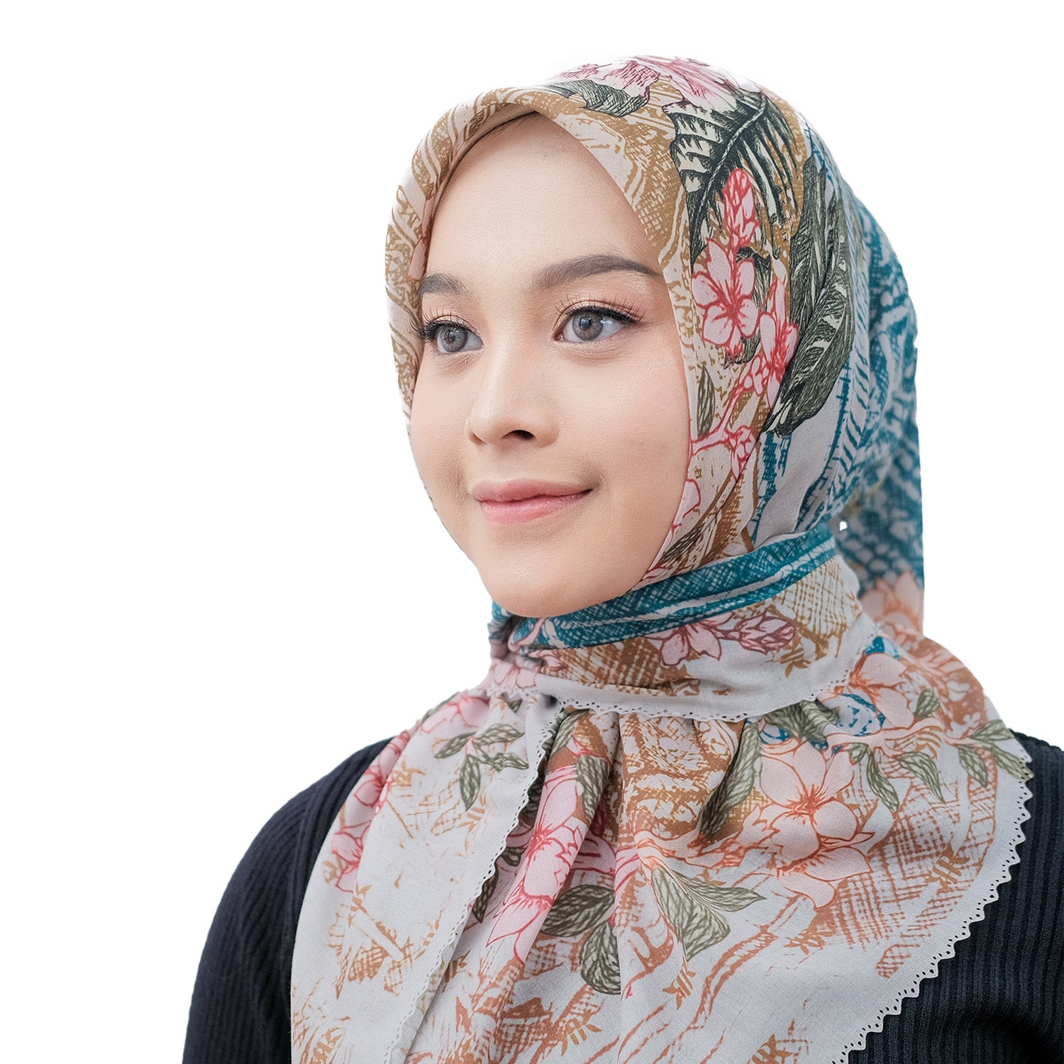 Mahdya -Scarf Voal - White