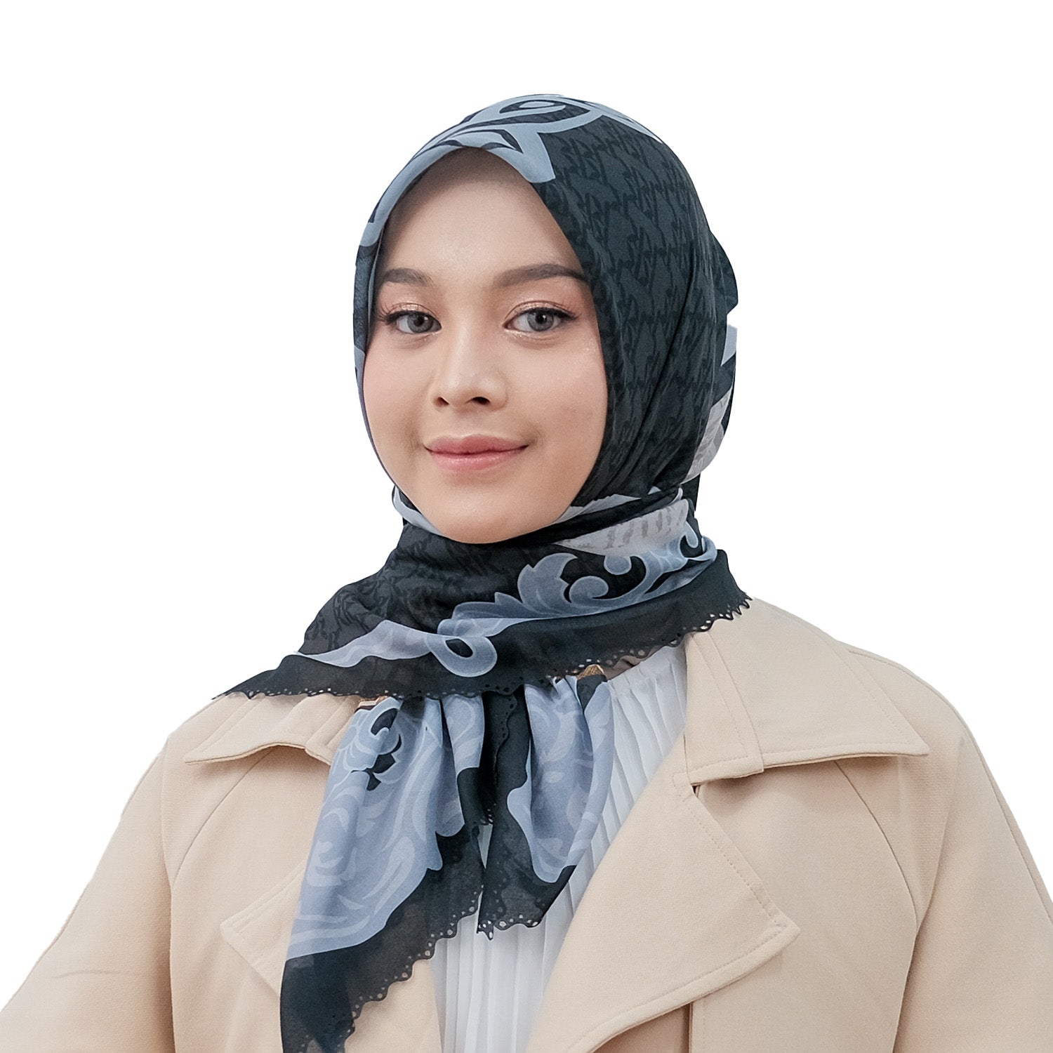 Radha - Scarf Voal - Black