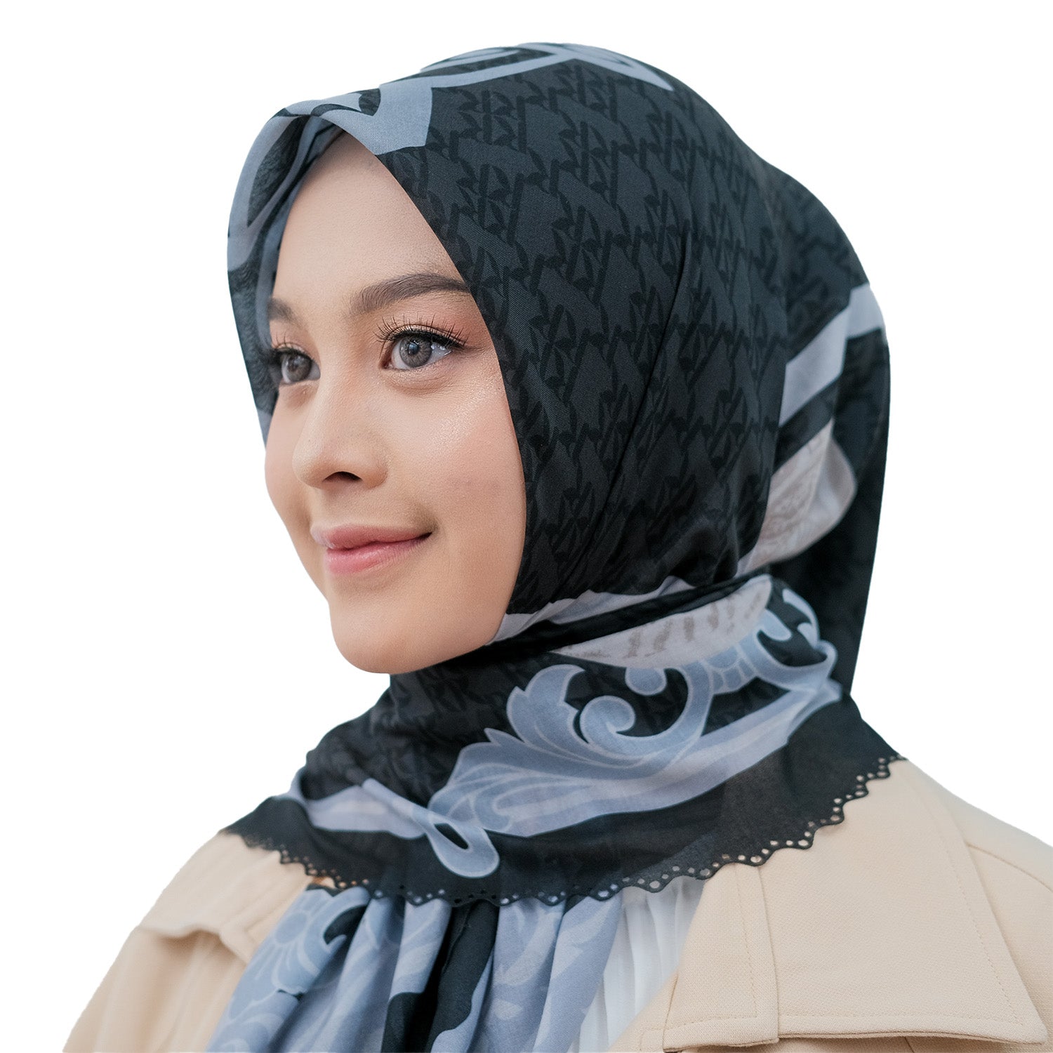 Radha - Scarf Voal - Black