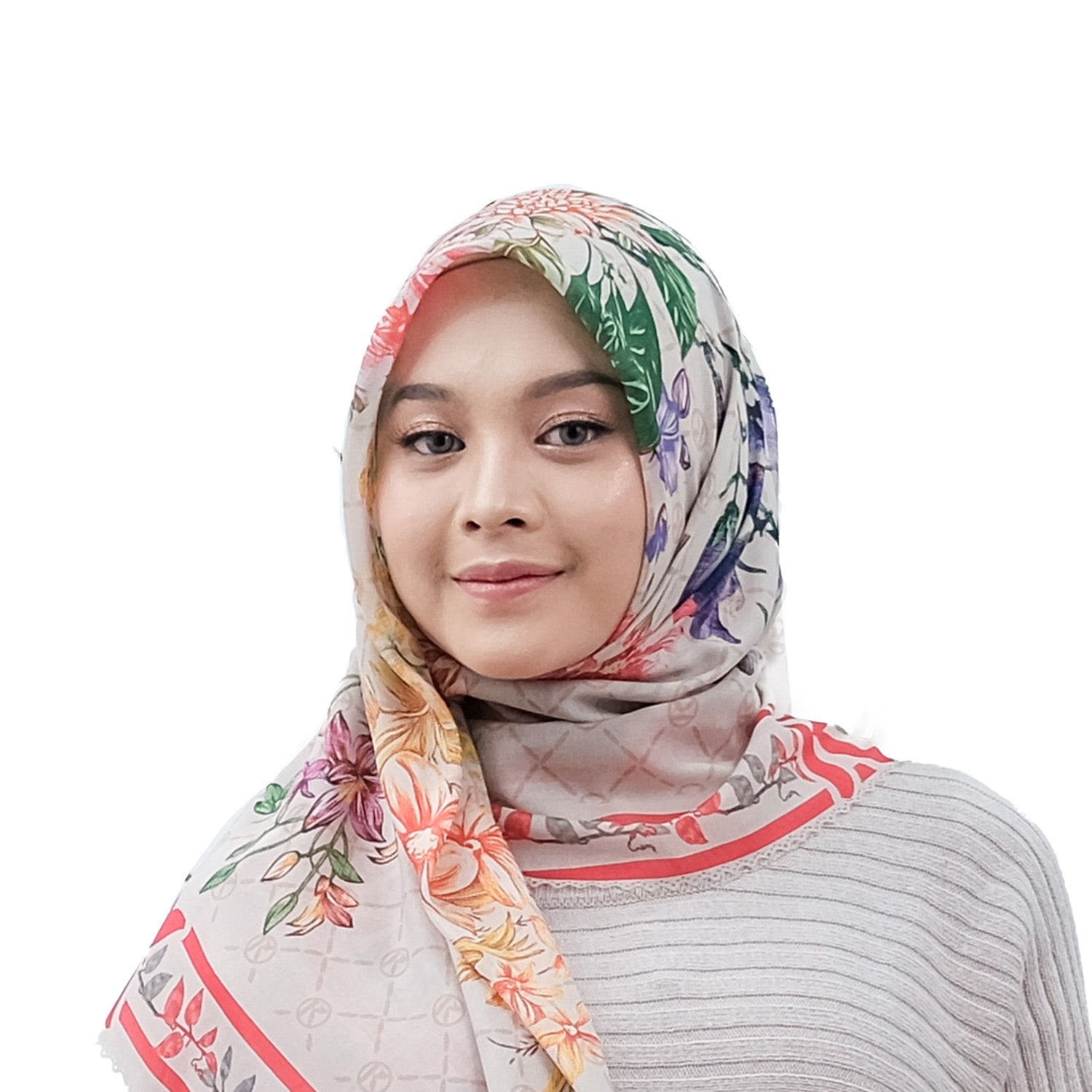 Uzma - Scarf Voal - White