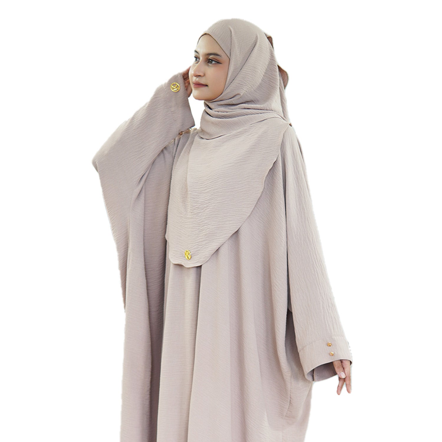 Valeqa - Dress - Deep Taupe